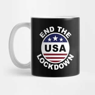 End the Lockdown - USA - 2020 - Clean Mug